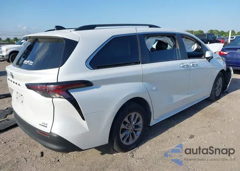 2023 Toyota Sienna Xle из США, поврежденный, VIN 5TDJRKEC7PS163115